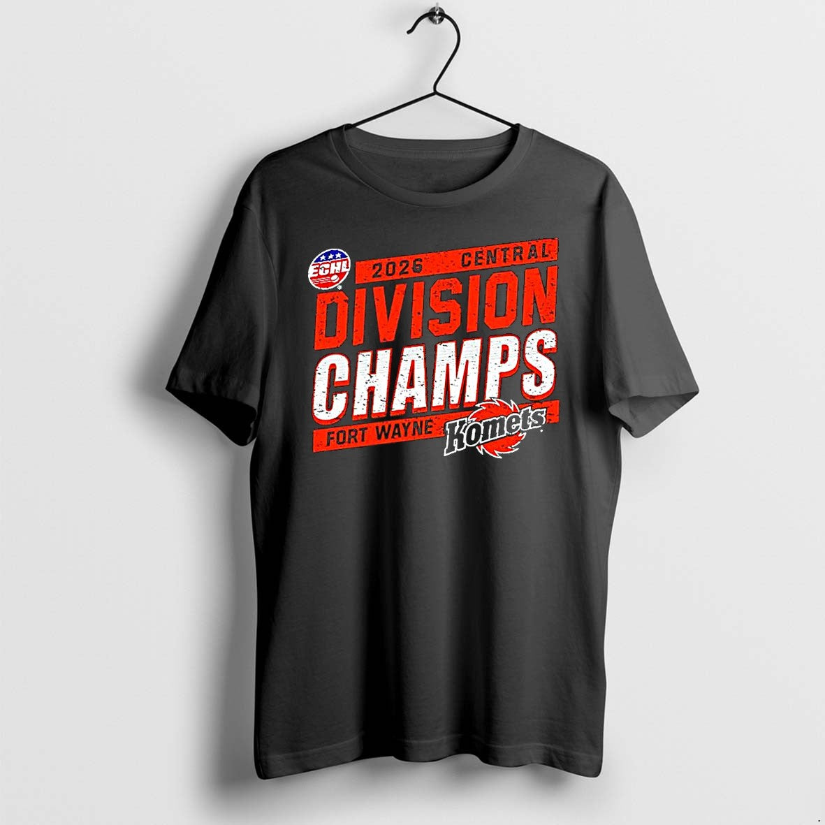 Original Fort Wayne Komets 2026 Echl Central Division Champs Tshirts Jpg