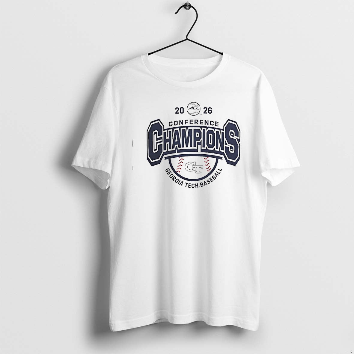 Original Georgia Tech Yellow Jackets 2026 Acc Tournament Champions Tshirts Jpg
