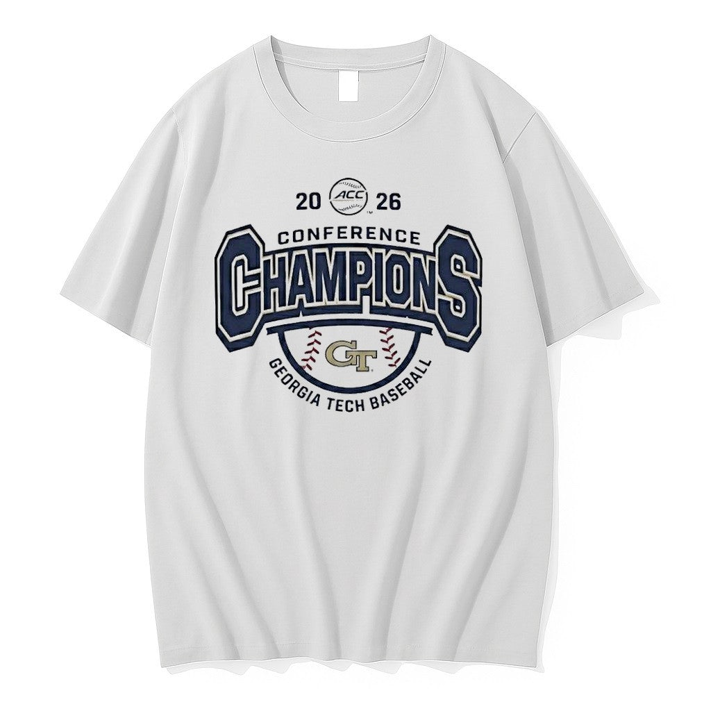 Original Georgia Tech Yellow Jackets Baseball Acc Tournament Champions 2026 1 Tshirts