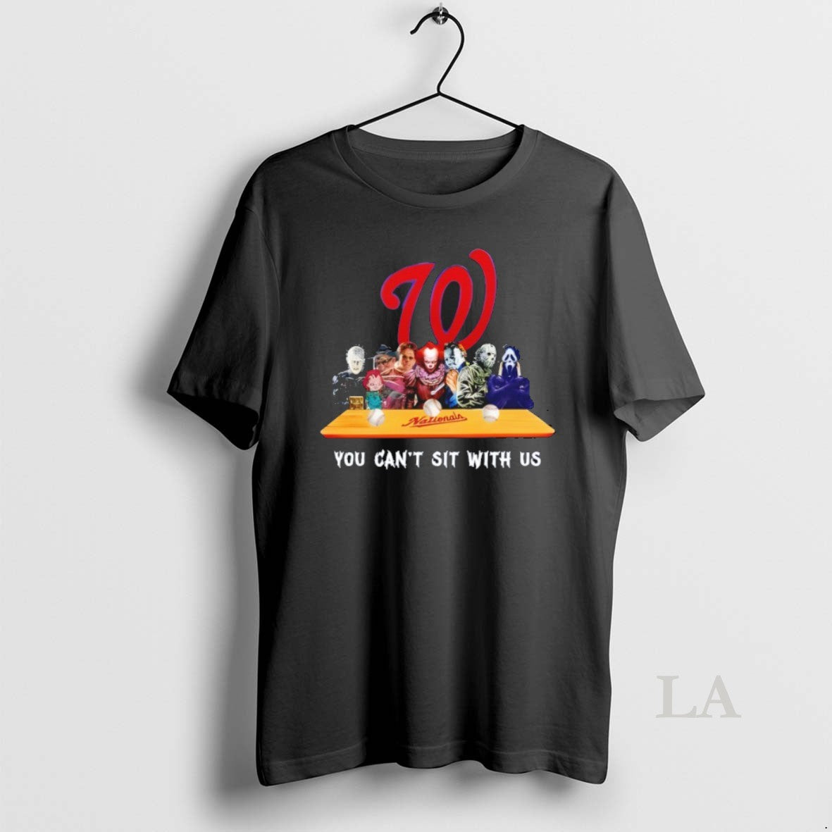 Original Horror Movie Characters You Cant Sit With Us Washington Nationals Halloween