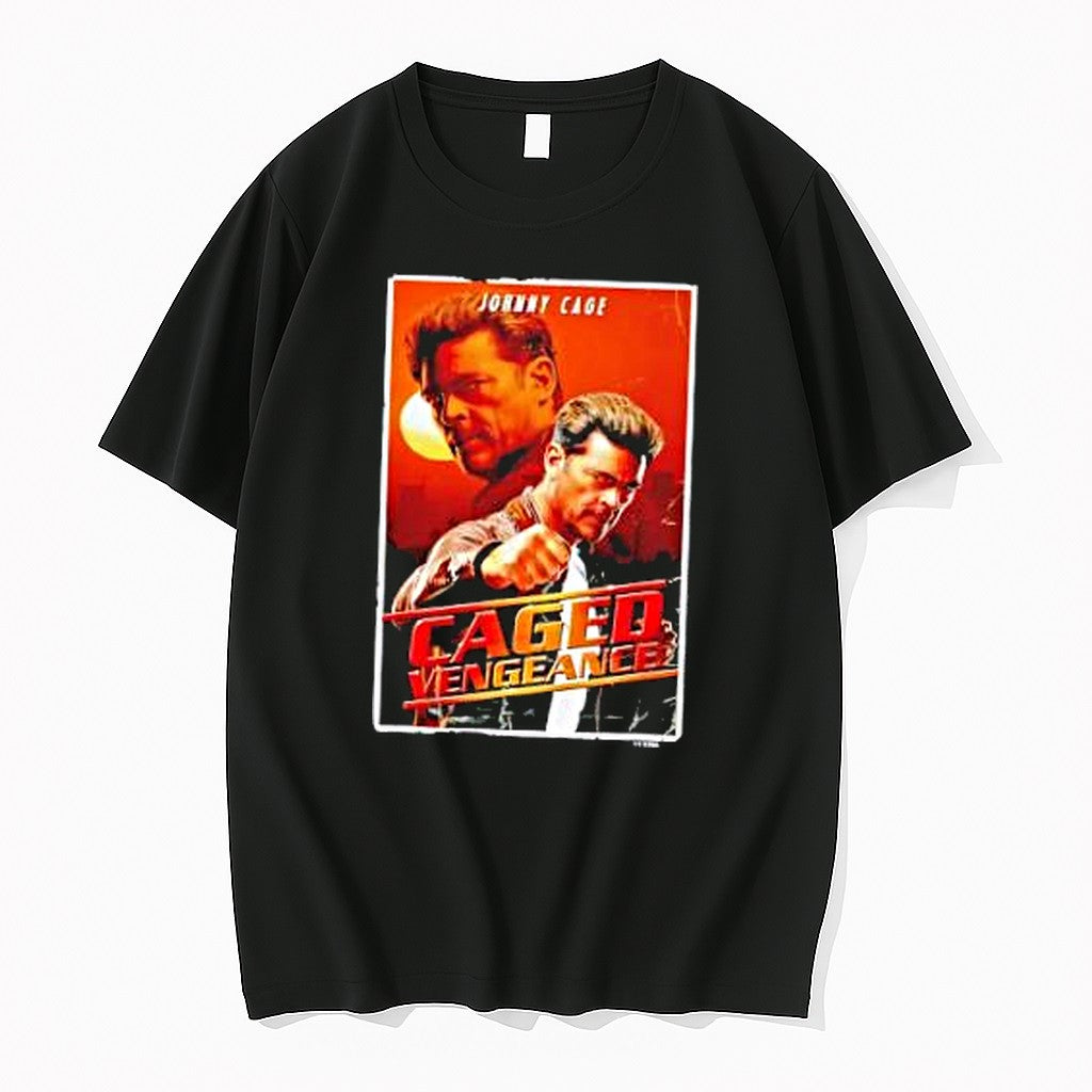 Original Johnny Cage Caged Vengeance Tshirts Jpg