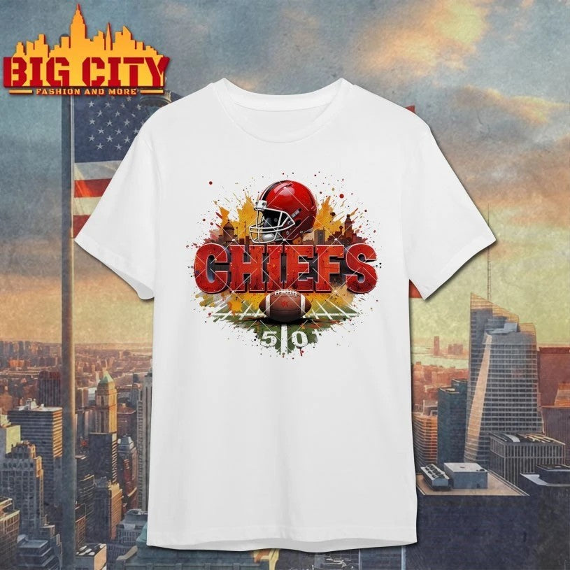 Original Kansas City Chiefs Football Logo Kansas City Chiefs Helmet T-Shirt