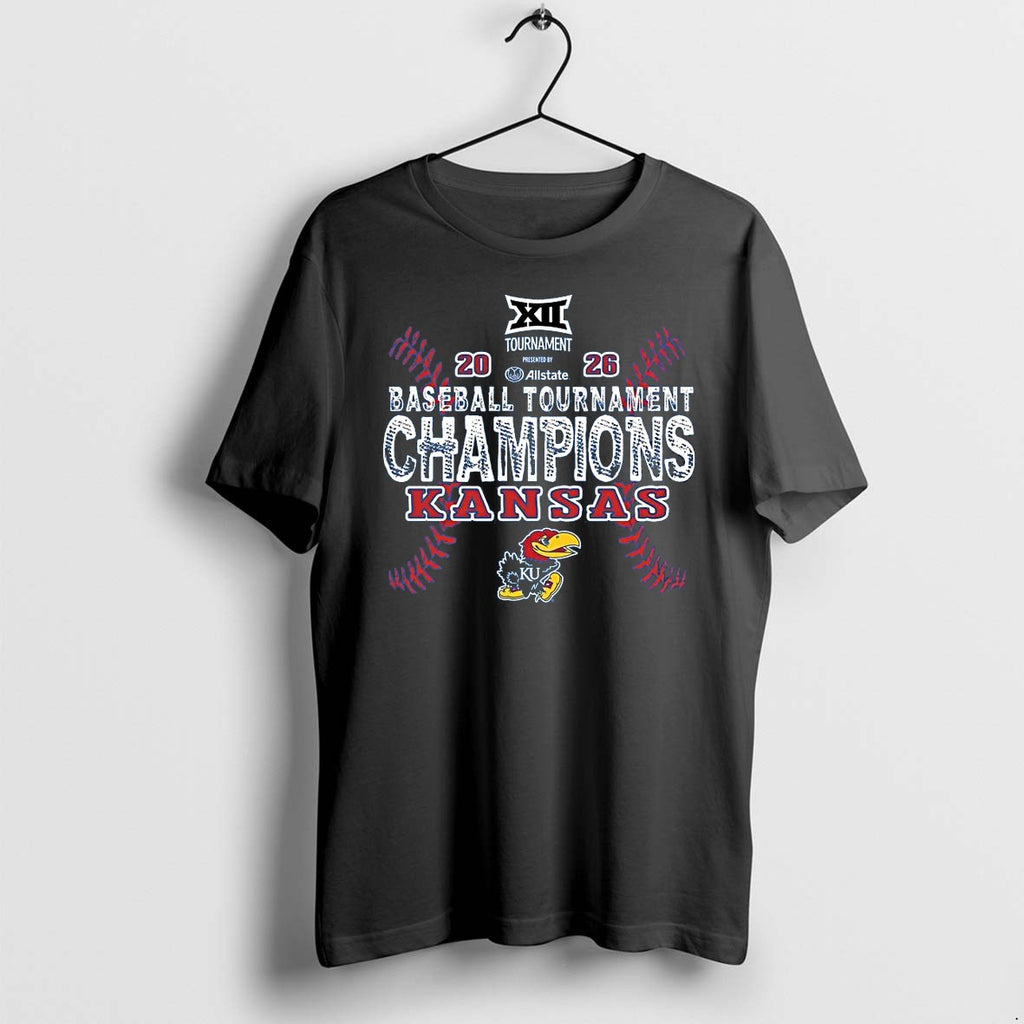 Original Kansas Jayhawks Big 12 Baseball Tournament Champions 2026 1 Tshirts