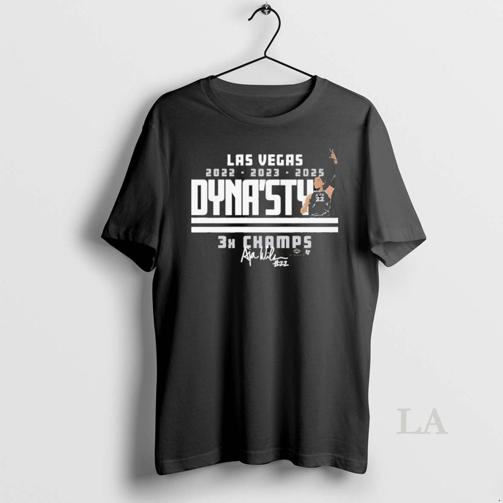 Original Las Vegas Basketball Dynasty 3x Champs Aja Wilson