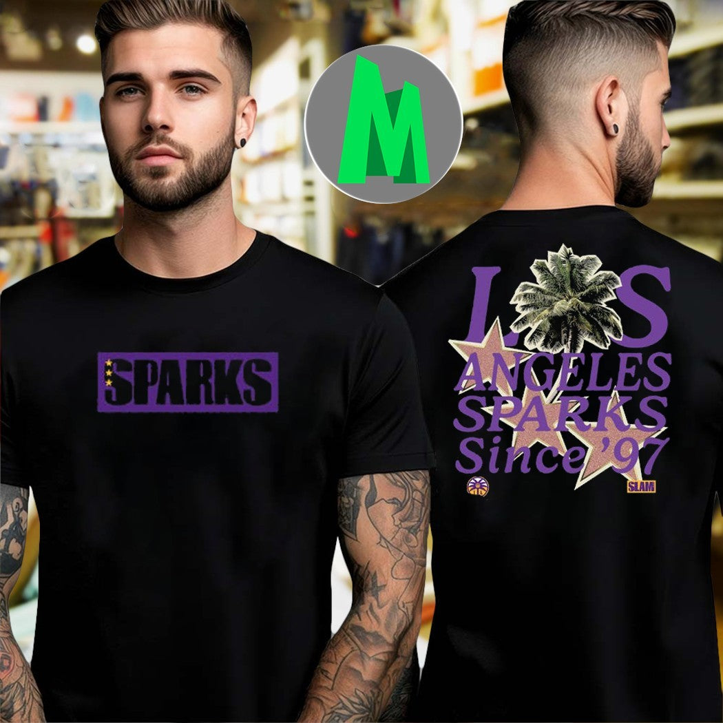 Original Los Angeles Sparks Since ’97 Palm Tree Logo WNBA Basketball Shirt