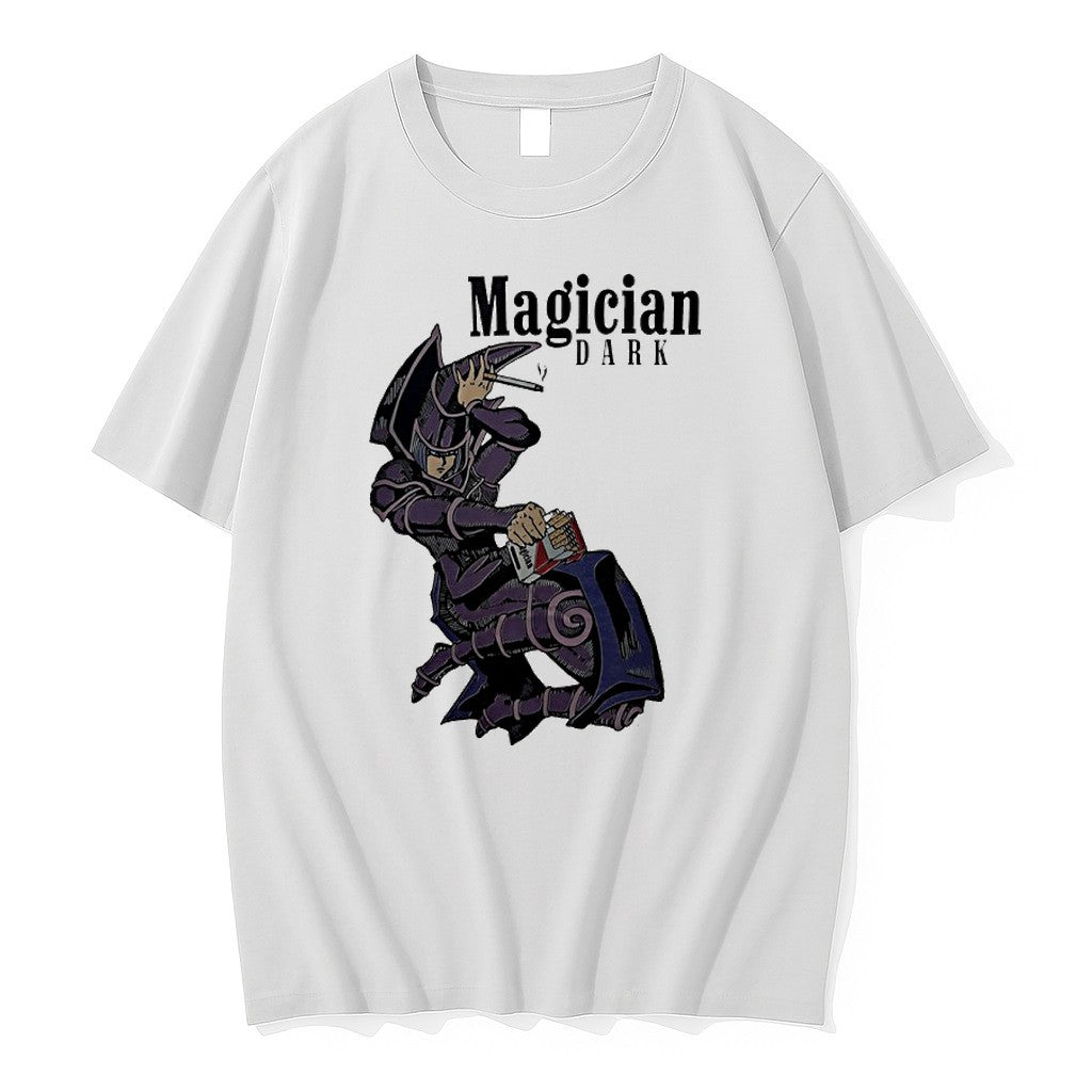 Original Magician Dark Yu Gi Oh Smoking Funny Tshirts Jpg
