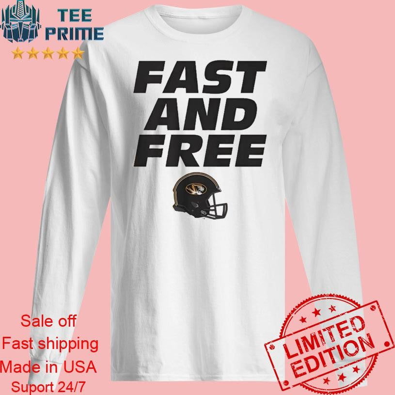 Original Missouri Football Fast And Free Helmet 2026 Shirt