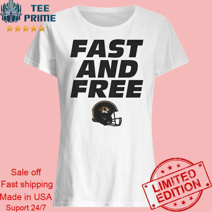 Original Missouri Football Fast And Free Helmet 2026 Shirt