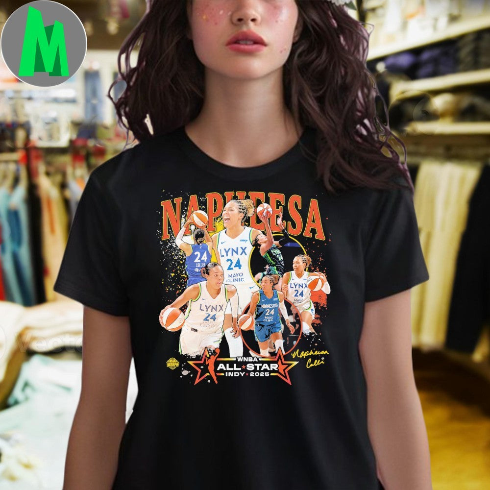Original Napheesa Collier 2025 WNBA All-Star Game #24 Minnesota Lynx Fan Shirt