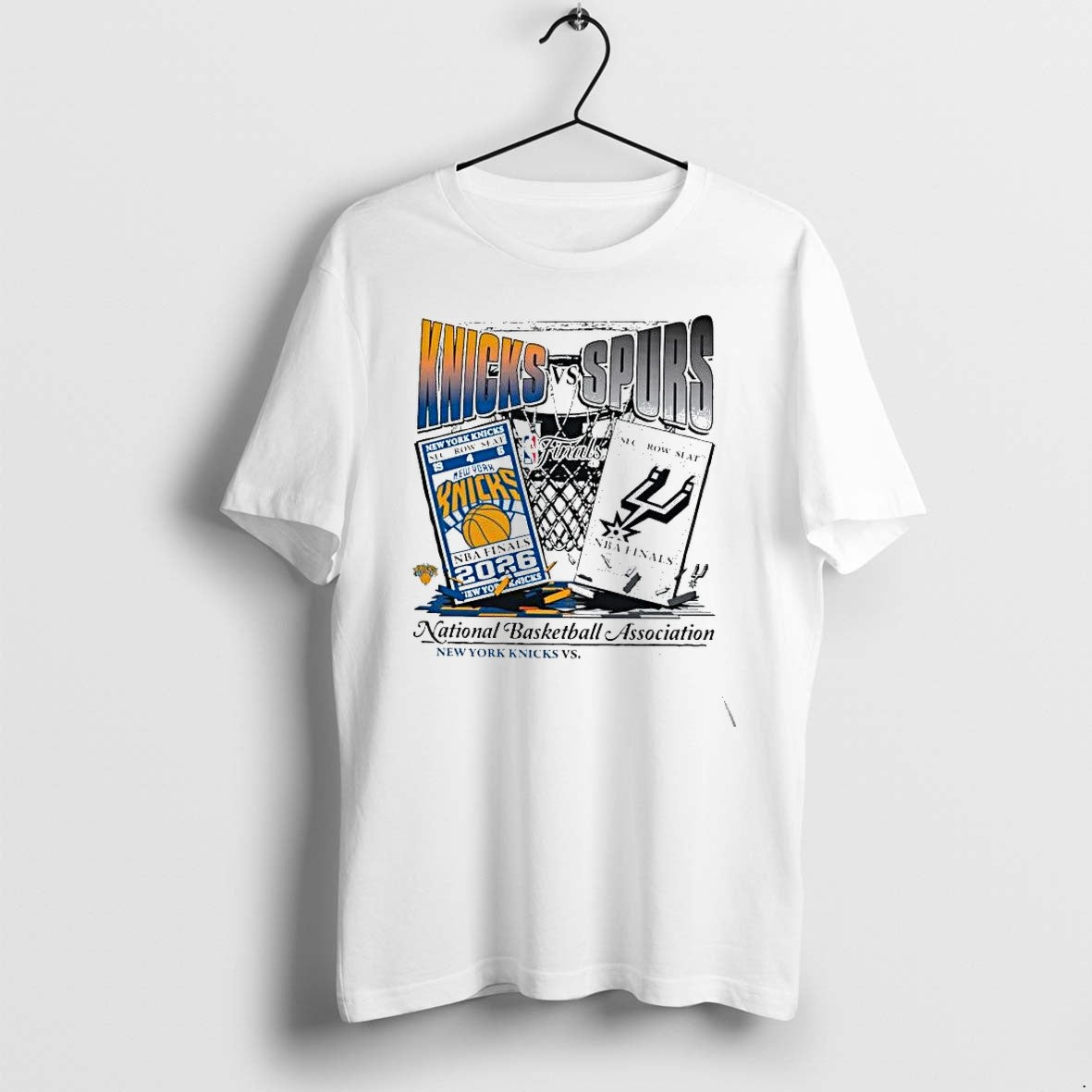 Original New York Knicks Vs San Antonio Spurs 2026 Nba Final Matchup Tee Tshirts