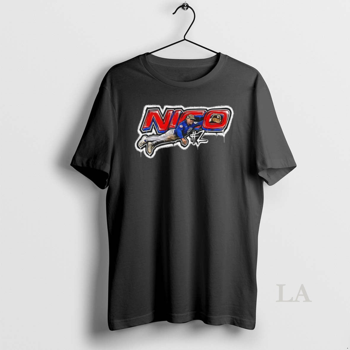 Original Nico Hoerner 2 Chicago Cubs Baseball Mlb 2026 Graffiti