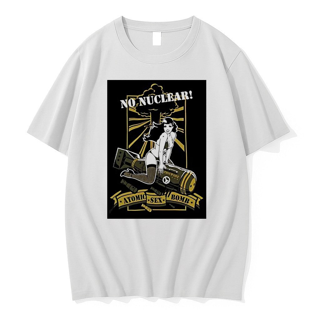 Original No Nuclear Pinup Girl Atomic Sexy Bomb Tshirts Jpg