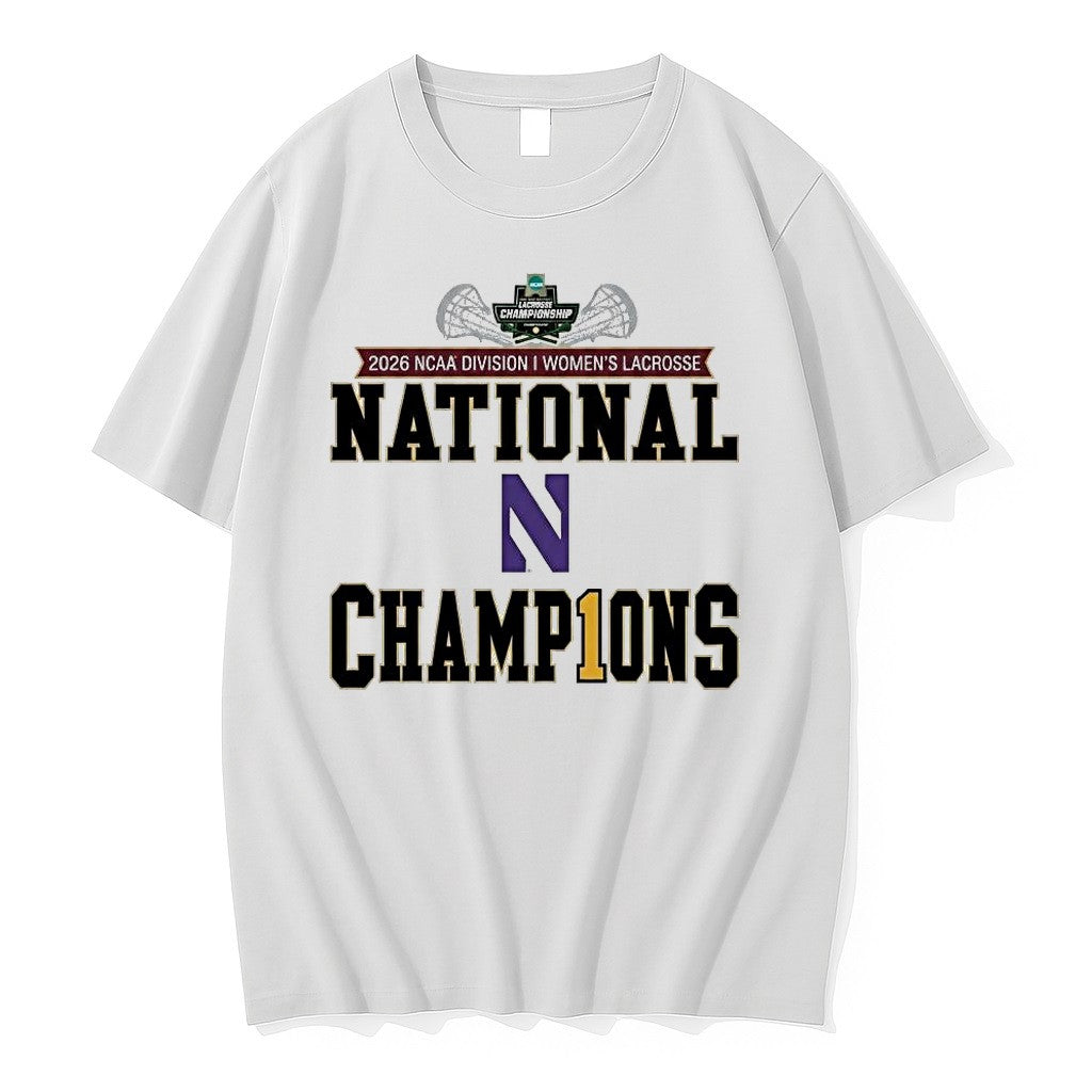 Original Northwestern Wildcats 2026 Ncaa Womens Lacrosse National Champions 1 Tshirts