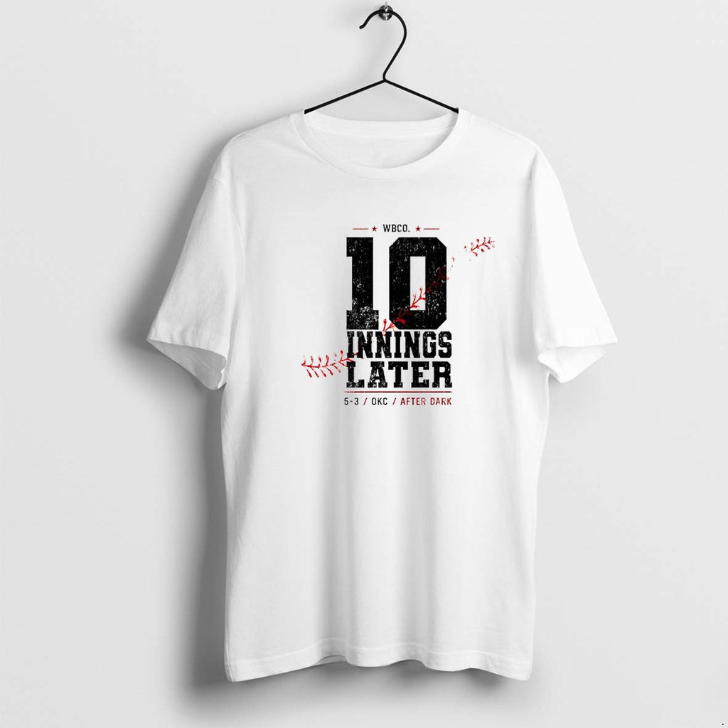 Original Oklahoma City Comets Wbco 10 Innings Tshirts Jpg