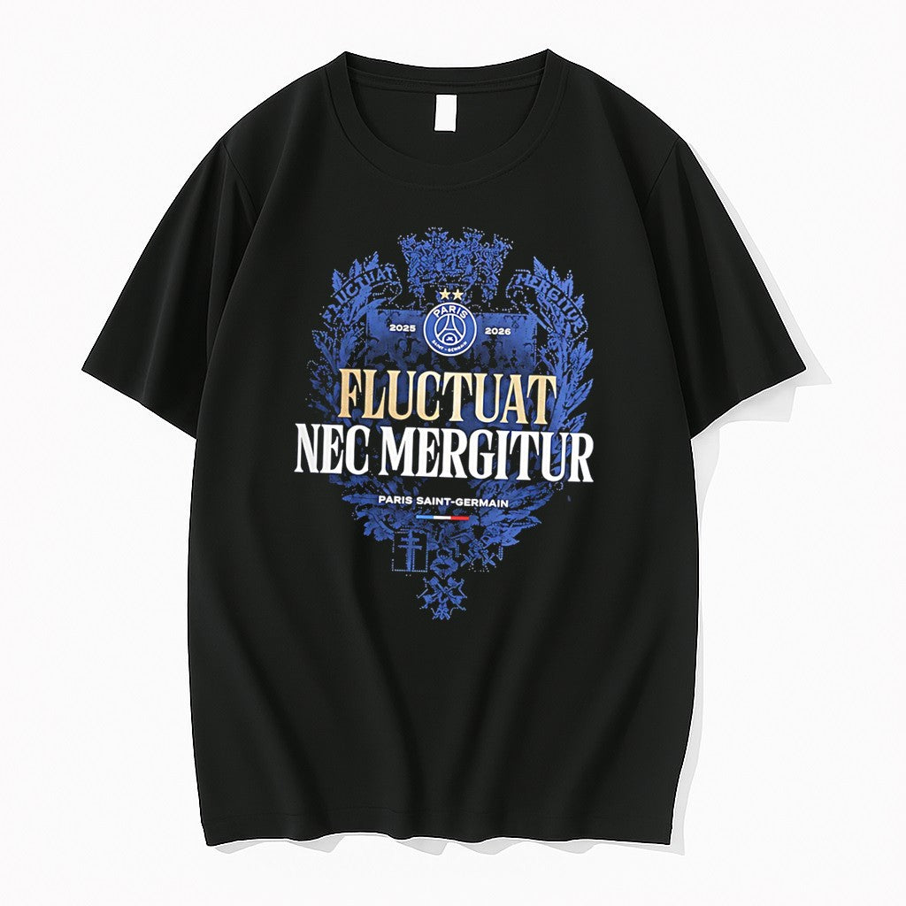 Original Psg 2025 2026 Champions League Fluctuat Nec Mergitur Tee Tshirts Jpg