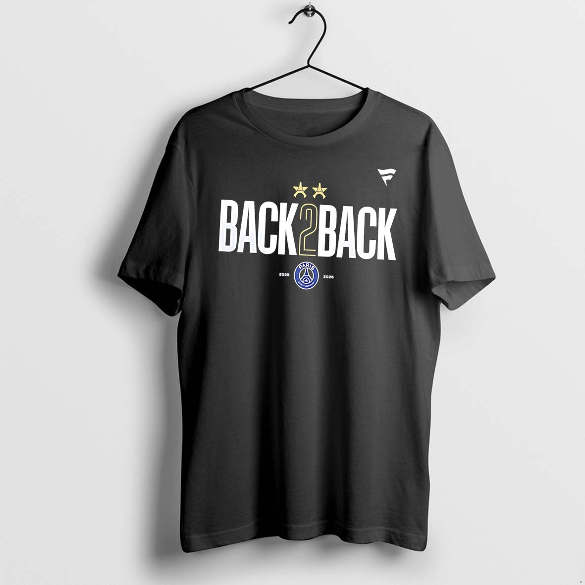 Original Paris Saint Germain 2025 2026 Champions League Final Back 2 Back Stars Tee Tshirts