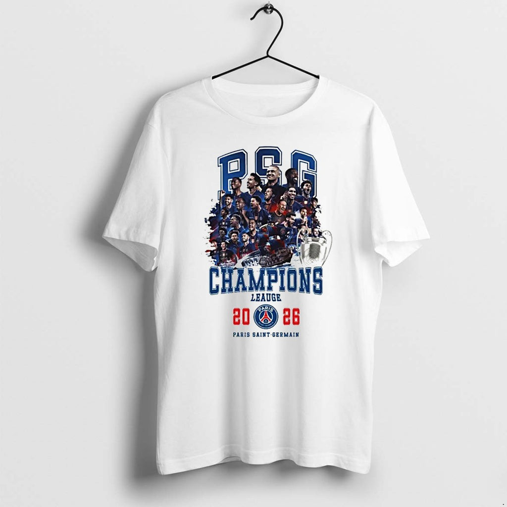 Original Paris Saint Germain Champions League Winners Psg 2026 Tshirts Jpg