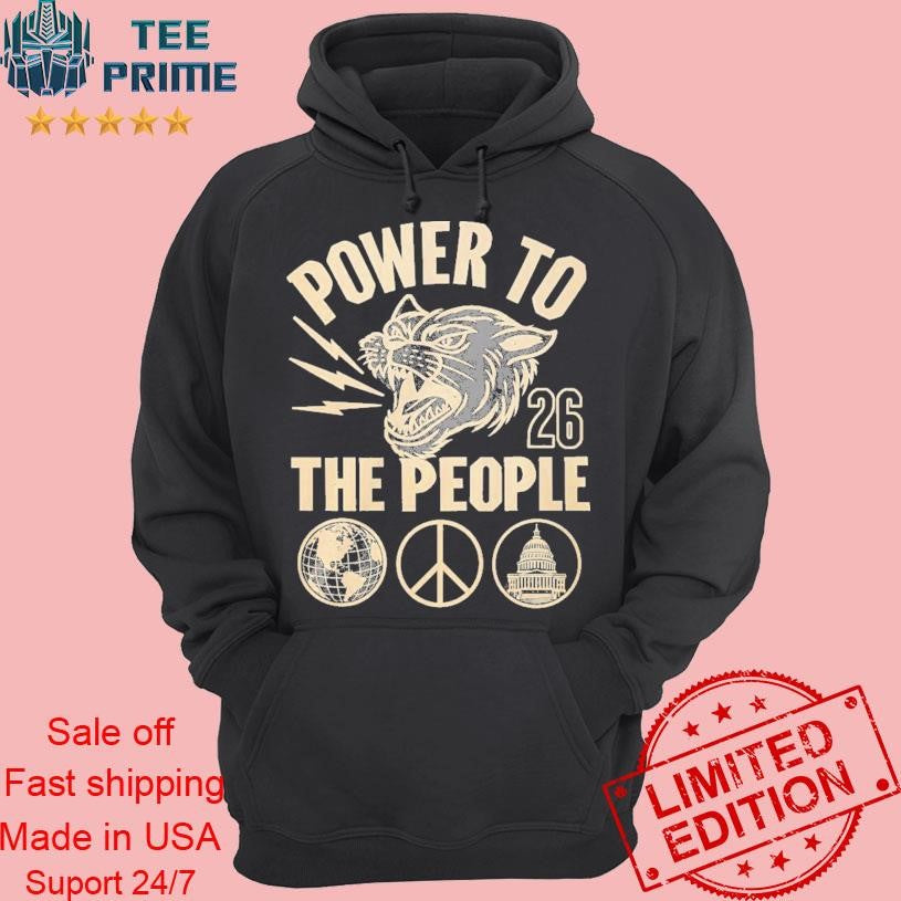 Original Power To The People Festival 2026 Tiger Shirt