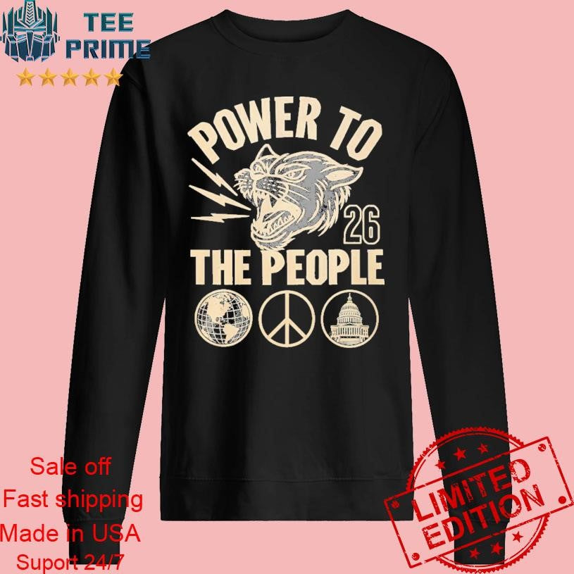 Original Power To The People Festival 2026 Tiger Shirt