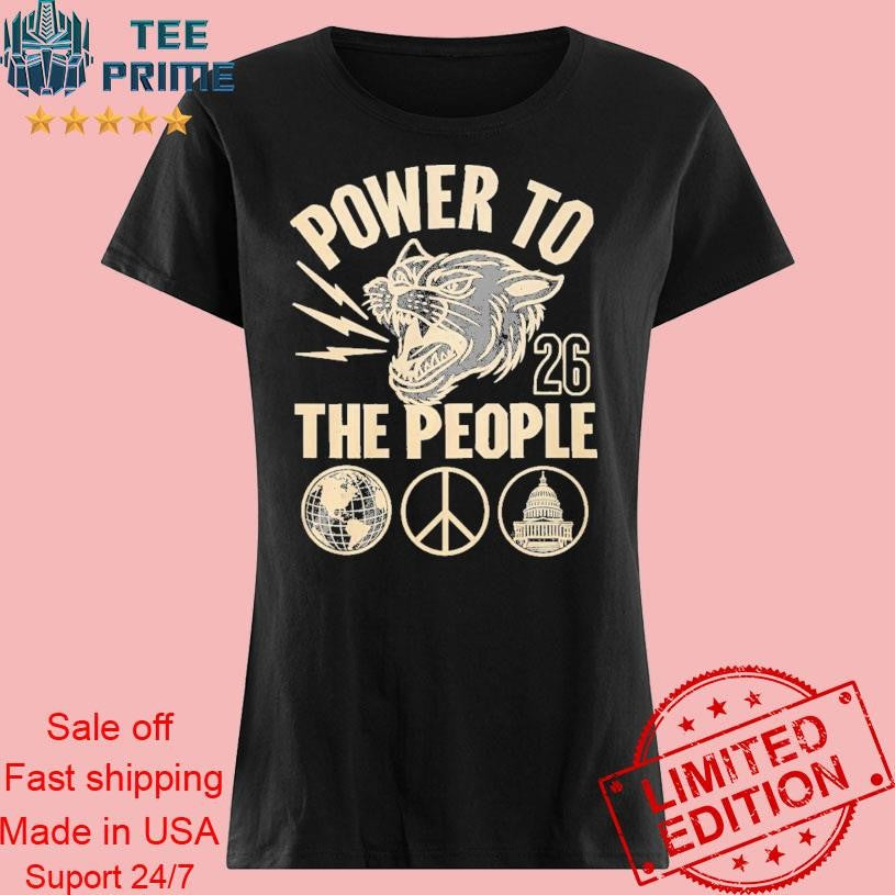 Original Power To The People Festival 2026 Tiger Shirt