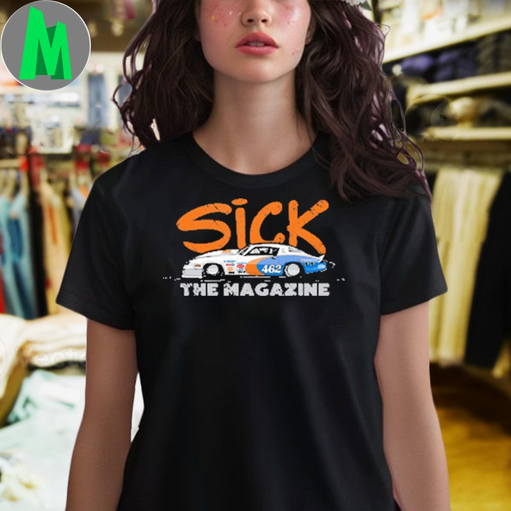 Original Sick The Magazine Bonneville Salt Flats Speed Week Race Car T-Shirt