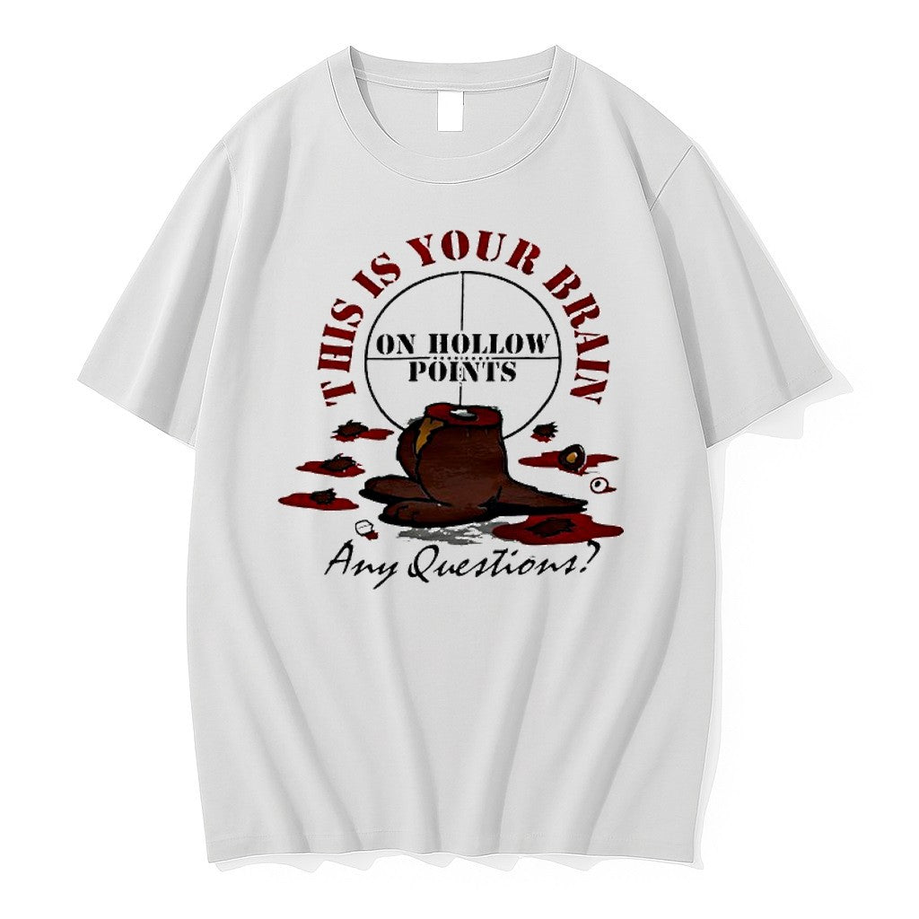 Original Squirrel This Is Your Brain One Hollow Points Tshirts Jpg
