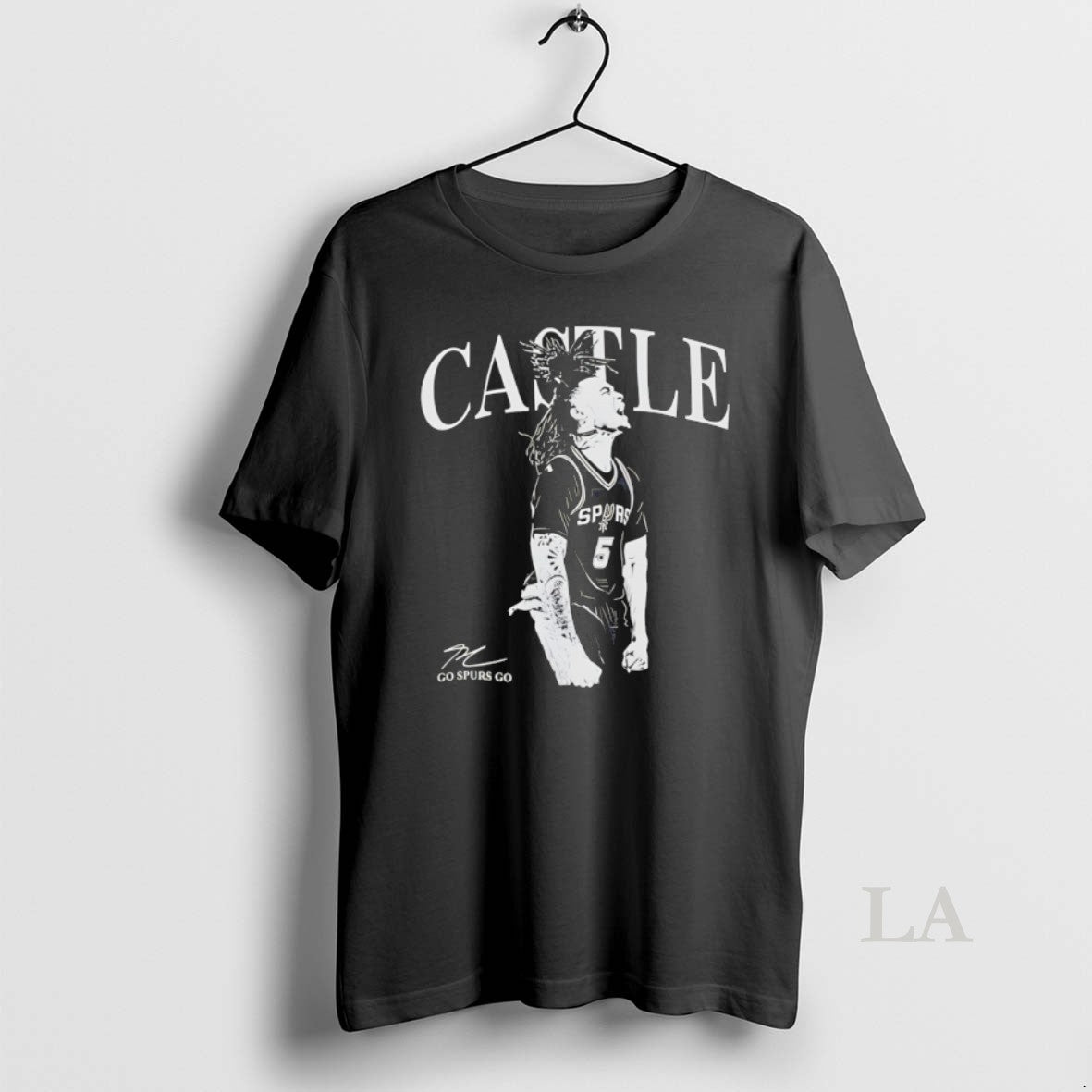 Original Stephon Castle San Antonio Spurs Basketball Go Spurs Go Signature