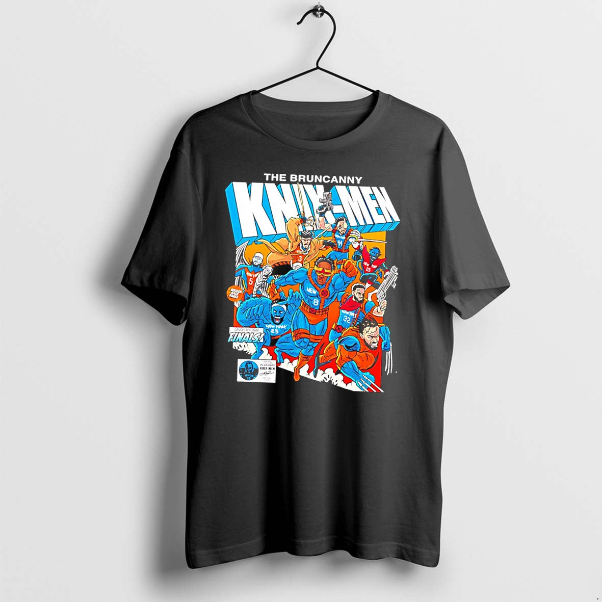 Original The Bruncanny Knix Men 2 Road To The Finals New York Knicks Tee Tshirts