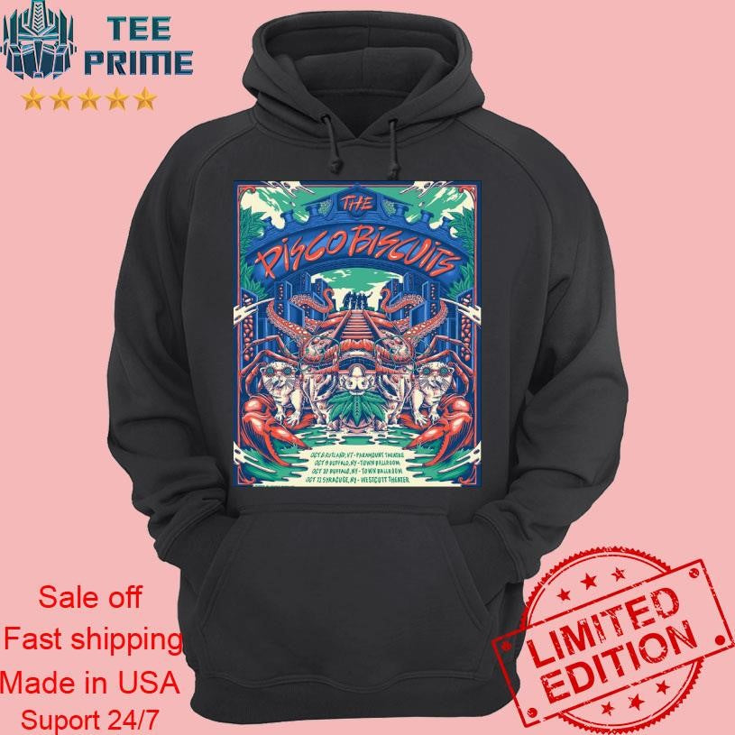 Original The Disco Biscuits Rutland VT Buffalo And Syracuse New York 2026 Shows Poster From October 8-11 2026 Poster Shirt