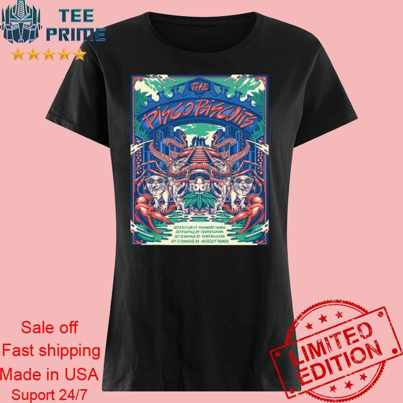 Original The Disco Biscuits Rutland VT Buffalo And Syracuse New York 2026 Shows Poster From October 8-11 2026 Poster Shirt
