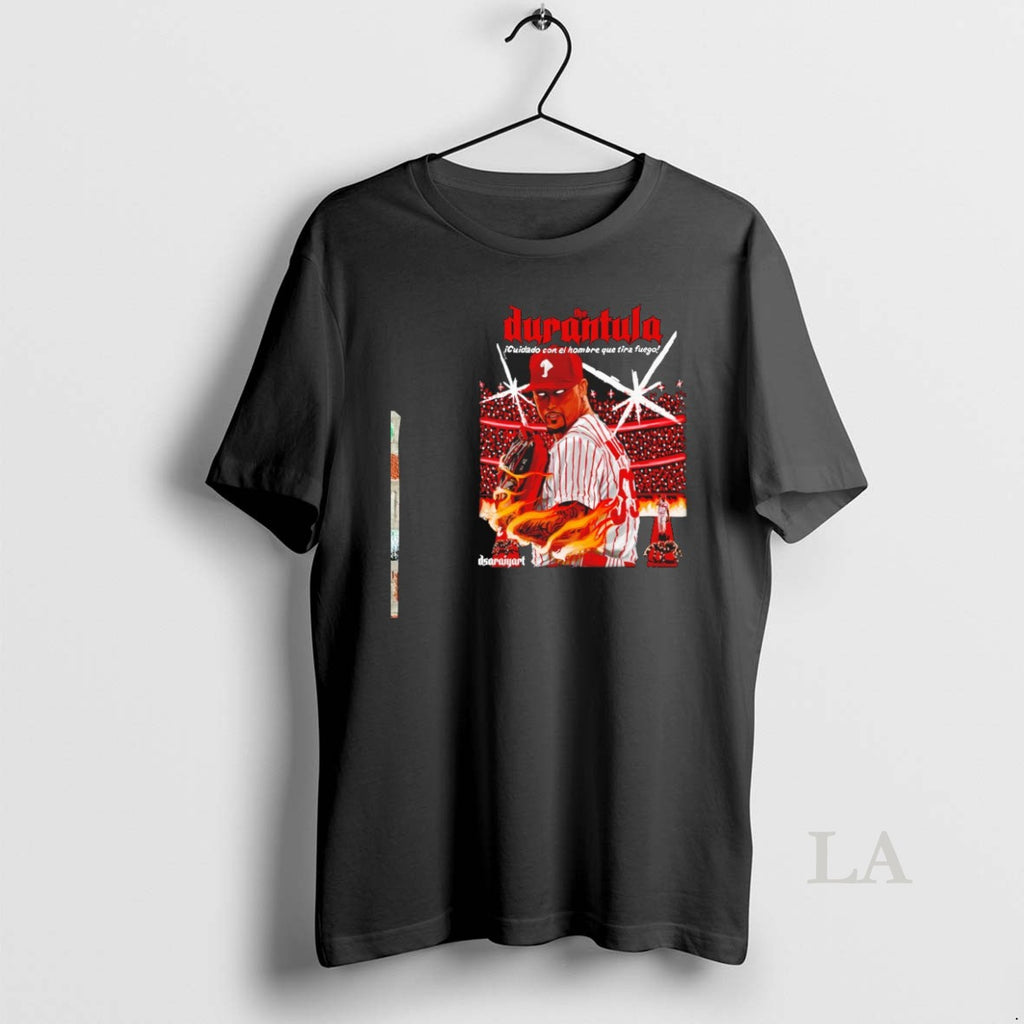 Original The Durantula Jhoan Duran Philadelphia Phillies Baseball Cuidado Con El Hombre Quetira Fuego