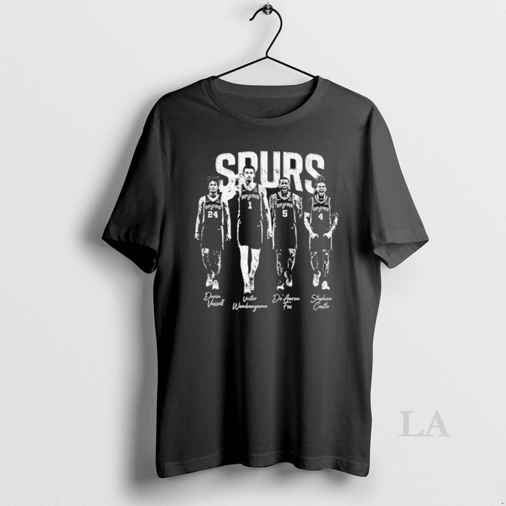Original Victor Wembanyama Devin Vassell Stephon Castle Deaaron Fox San Antonio Spurs Basketball Players