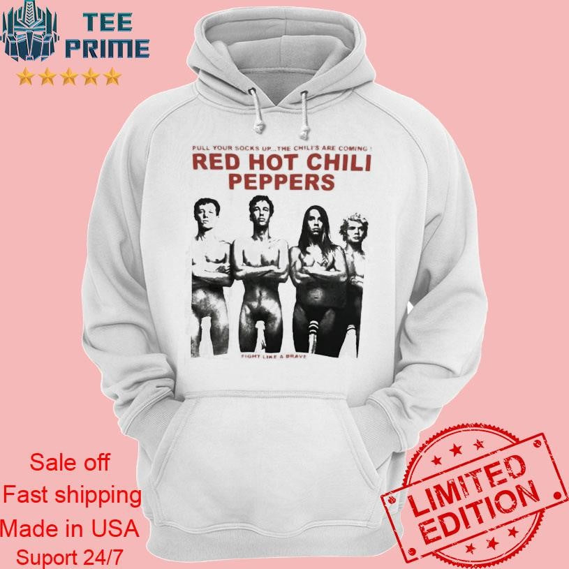 Original Vintage Red Hot Chili Peppers Fight Like A Brave Socks Photo Shirt
