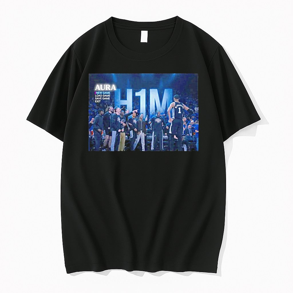 Original Wemby H1m Aura Video Game Loading Screen Parody Tshirts Jpg