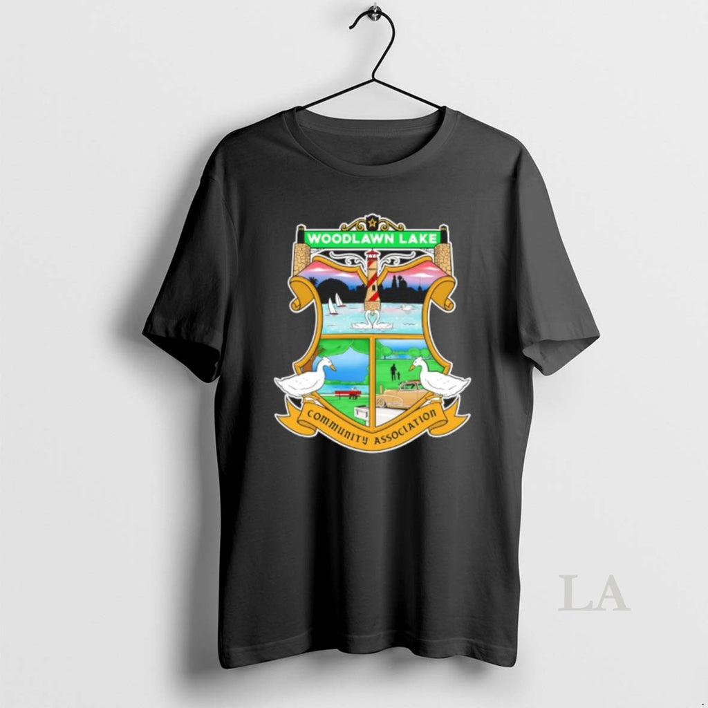 Original Woodlawn Lake Community Association San Antonio Texas Logo
