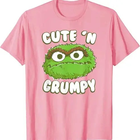 Oscar the Grouch Cute 'n' Grumpy T-Shirt Hoodie, Sweatshirt | UrbanDripWear.com