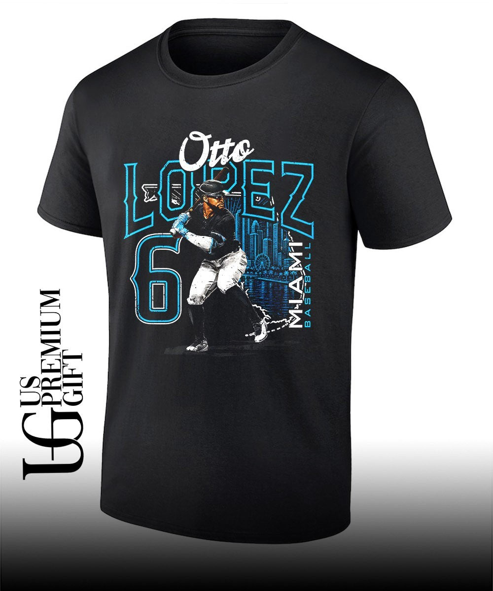 Otto Lopez Miami Marlins Baseball Players shirt