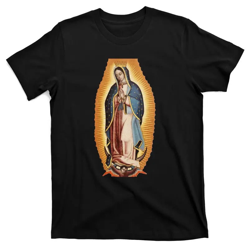 Our Lady De Guadalupe Lady of Guadalupe Mary Mother Of God Christian Catholics Rosary T-Shirt Hoodie, Sweatshirt