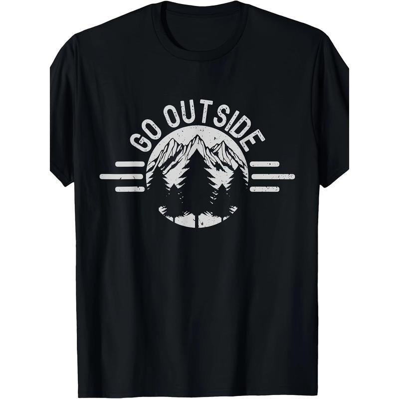 Outdoor T-shirt Nature Hiking Camping Forest Gift T-shirt Made in USA Hoodie, Sweatshirt | UrbanDripWear.com