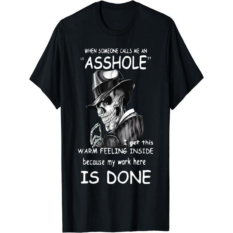 Outdoor men's clothing quality materials, fashionable printed men's cotton T-shirt