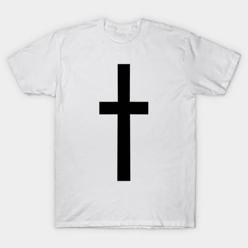 Oversized Cross Design T-Shirt: Urban Fashion Essential Hoodie, Sweatshirt | UrbanDripWear.com