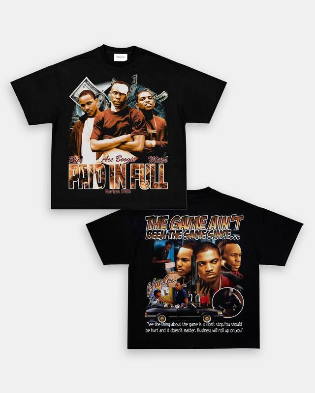 PAID IN FULL V2 TEE  Trending Movie T shirt Vintage 90s T-shirt gift for Movie fans gift for him gift for her unisex...