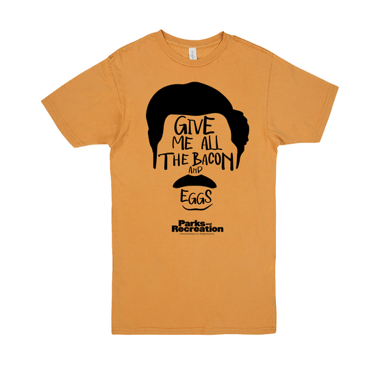 Parks and Recreation Give Me All the Bacon and Eggs Vintage T-Shirt