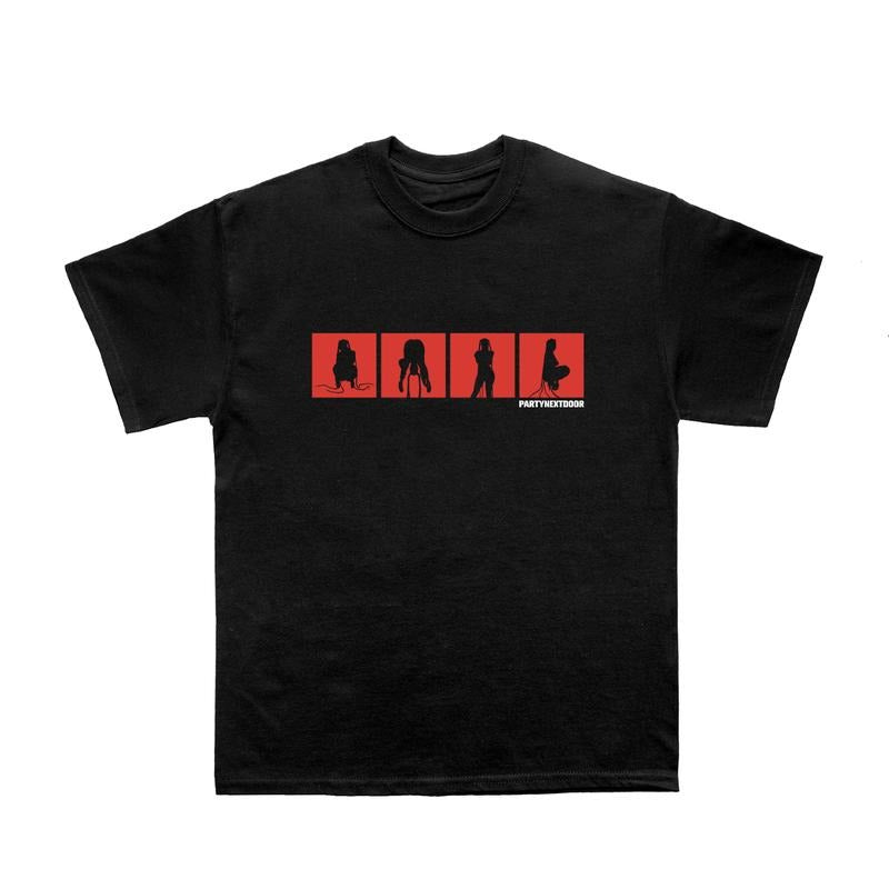 PARTYNEXTDOOR 4 Black Logo T-shirt Hoodie, Sweatshirt | UrbanDripWear.com
