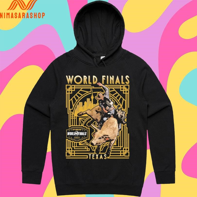 PBR World Finals 2025 Art Deco Bull Rider Texas Shirts