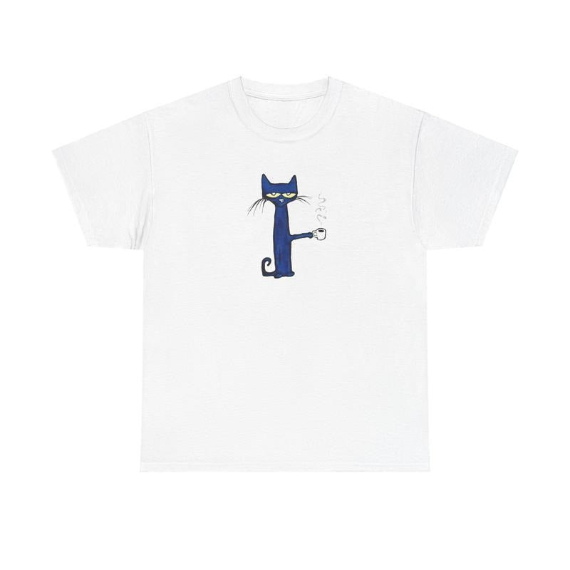 PETE THE CAT COFFEE SHIRT T-shirt Hoodie, Sweatshirt | UrbanDripWear.com