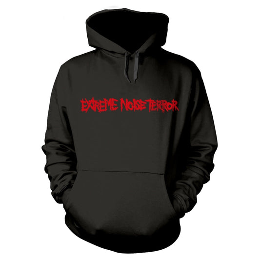 Extreme Noise Terror Unisex Hoodie: Logo (back print)