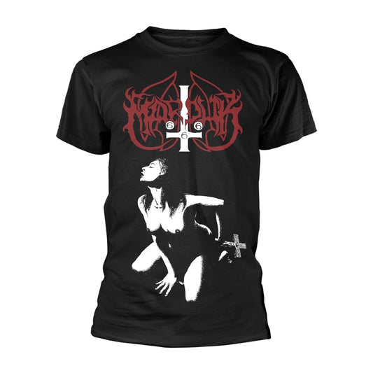 Marduk Unisex T-shirt: Fuck Me Jesus (Black) (back print)