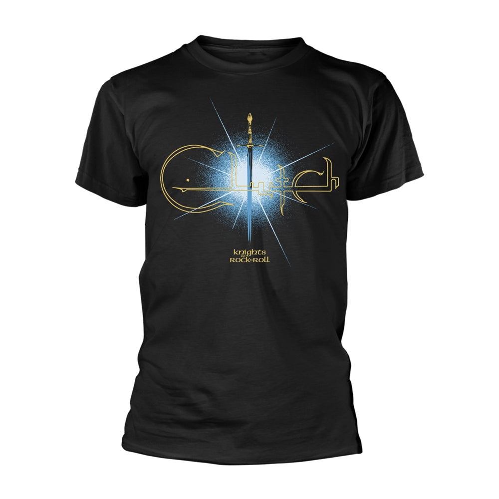 Clutch Unisex T-shirt: Knights Of Rock N Roll