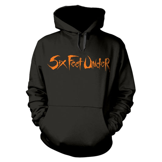 Six Feet Under Unisex Hoodie: Haunted (black print)
